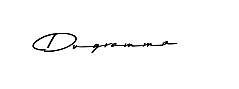 How to make Dugramma signature? Asem Kandis PERSONAL USE is a professional autograph style. Create handwritten signature for Dugramma name. Dugramma signature style 9 images and pictures png