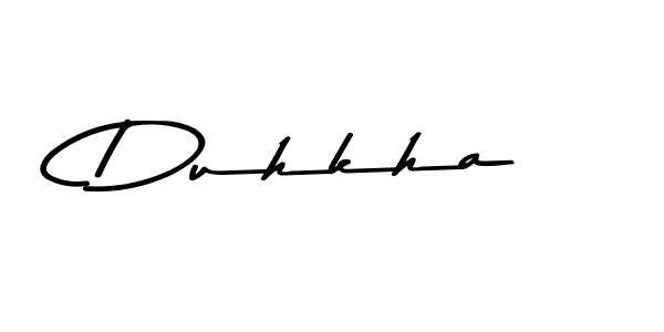 Use a signature maker to create a handwritten signature online. With this signature software, you can design (Asem Kandis PERSONAL USE) your own signature for name Duhkha. Duhkha signature style 9 images and pictures png