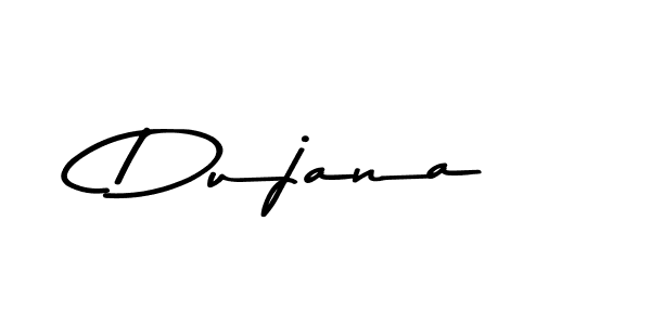 How to make Dujana name signature. Use Asem Kandis PERSONAL USE style for creating short signs online. This is the latest handwritten sign. Dujana signature style 9 images and pictures png