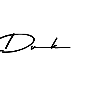 The best way (Asem Kandis PERSONAL USE) to make a short signature is to pick only two or three words in your name. The name Duk include a total of six letters. For converting this name. Duk signature style 9 images and pictures png