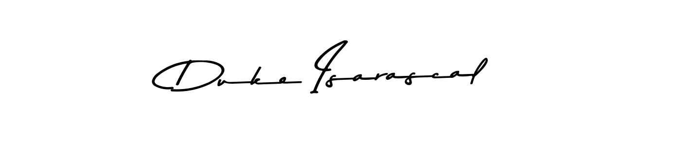 The best way (Asem Kandis PERSONAL USE) to make a short signature is to pick only two or three words in your name. The name Duke Isarascal include a total of six letters. For converting this name. Duke Isarascal signature style 9 images and pictures png