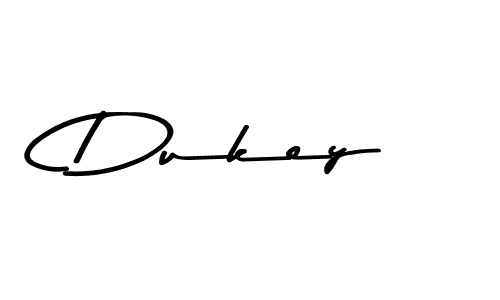 Use a signature maker to create a handwritten signature online. With this signature software, you can design (Asem Kandis PERSONAL USE) your own signature for name Dukey. Dukey signature style 9 images and pictures png