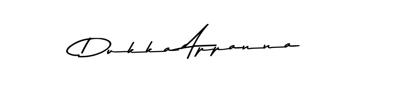 You should practise on your own different ways (Asem Kandis PERSONAL USE) to write your name (Dukka Appanna) in signature. don't let someone else do it for you. Dukka Appanna signature style 9 images and pictures png