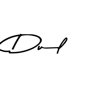 Similarly Asem Kandis PERSONAL USE is the best handwritten signature design. Signature creator online .You can use it as an online autograph creator for name Dul. Dul signature style 9 images and pictures png