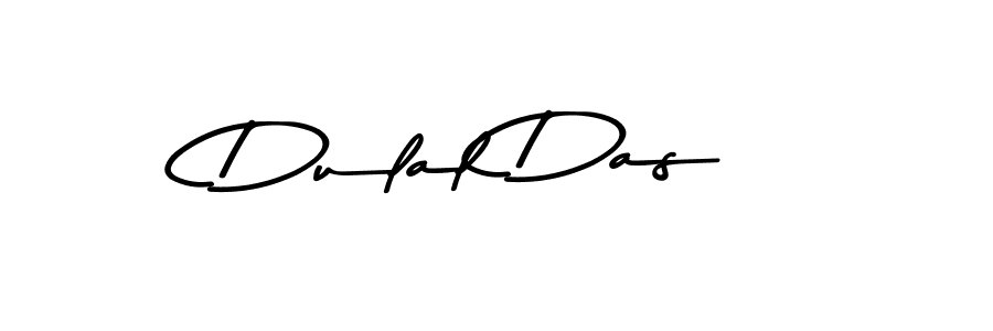 How to make Dulal Das name signature. Use Asem Kandis PERSONAL USE style for creating short signs online. This is the latest handwritten sign. Dulal Das signature style 9 images and pictures png