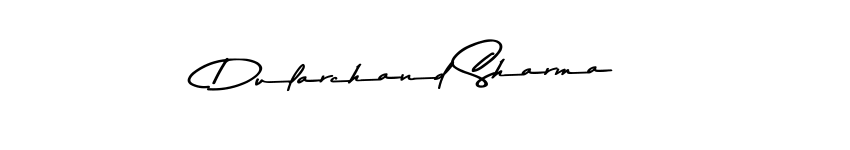 Make a beautiful signature design for name Dularchand Sharma. With this signature (Asem Kandis PERSONAL USE) style, you can create a handwritten signature for free. Dularchand Sharma signature style 9 images and pictures png