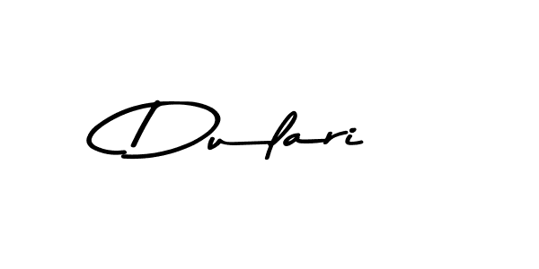 Also we have Dulari name is the best signature style. Create professional handwritten signature collection using Asem Kandis PERSONAL USE autograph style. Dulari signature style 9 images and pictures png