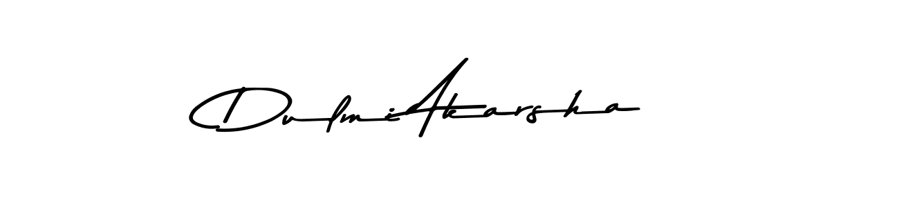 Dulmi Akarsha stylish signature style. Best Handwritten Sign (Asem Kandis PERSONAL USE) for my name. Handwritten Signature Collection Ideas for my name Dulmi Akarsha. Dulmi Akarsha signature style 9 images and pictures png