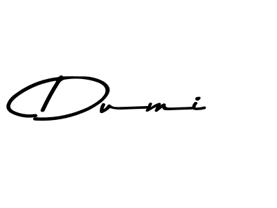 Design your own signature with our free online signature maker. With this signature software, you can create a handwritten (Asem Kandis PERSONAL USE) signature for name Dumi. Dumi signature style 9 images and pictures png