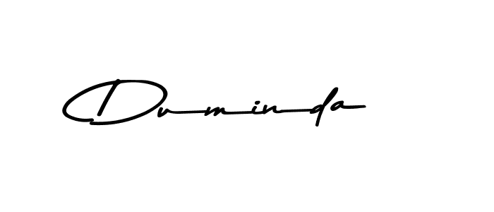Create a beautiful signature design for name Duminda. With this signature (Asem Kandis PERSONAL USE) fonts, you can make a handwritten signature for free. Duminda signature style 9 images and pictures png