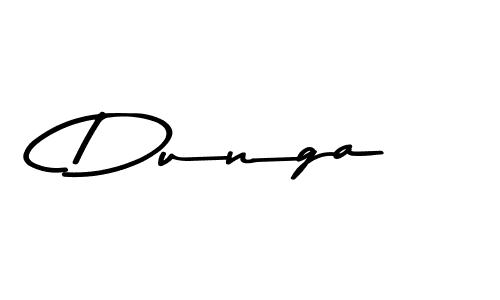 Use a signature maker to create a handwritten signature online. With this signature software, you can design (Asem Kandis PERSONAL USE) your own signature for name Dunga. Dunga signature style 9 images and pictures png