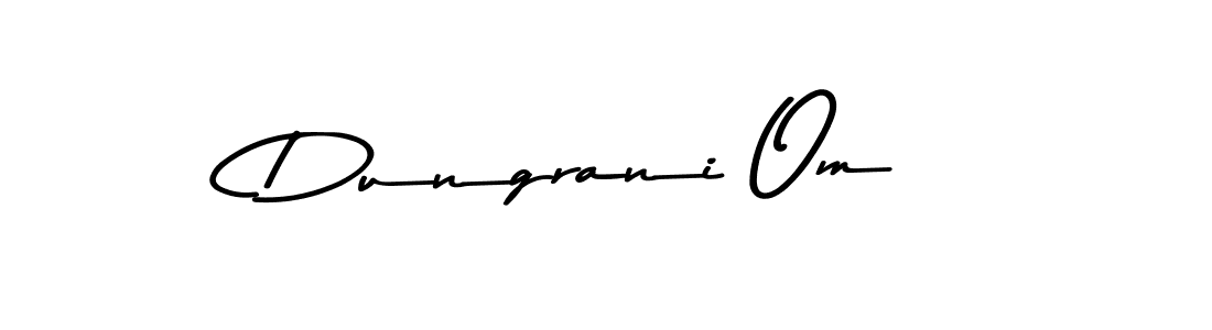 Design your own signature with our free online signature maker. With this signature software, you can create a handwritten (Asem Kandis PERSONAL USE) signature for name Dungrani Om. Dungrani Om signature style 9 images and pictures png