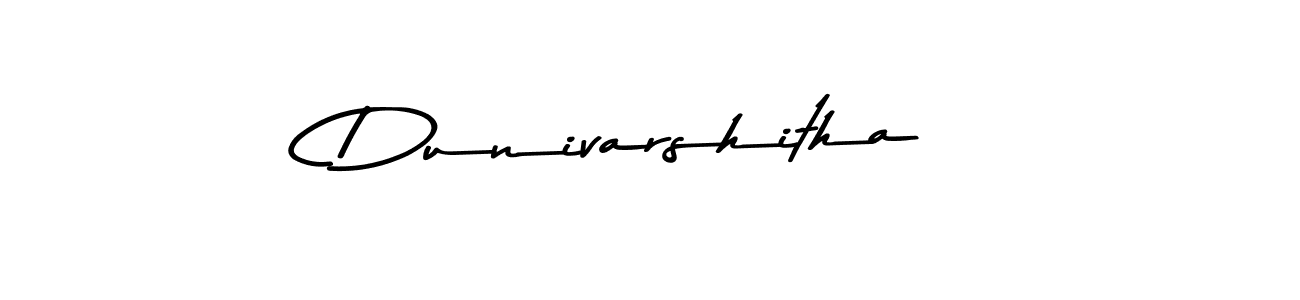 Similarly Asem Kandis PERSONAL USE is the best handwritten signature design. Signature creator online .You can use it as an online autograph creator for name Dunivarshitha. Dunivarshitha signature style 9 images and pictures png