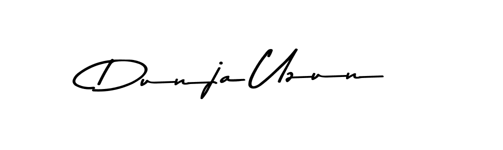 Make a beautiful signature design for name Dunja Uzun. With this signature (Asem Kandis PERSONAL USE) style, you can create a handwritten signature for free. Dunja Uzun signature style 9 images and pictures png