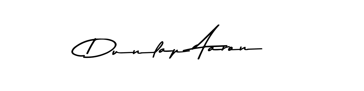 Use a signature maker to create a handwritten signature online. With this signature software, you can design (Asem Kandis PERSONAL USE) your own signature for name Dunlap Aaron. Dunlap Aaron signature style 9 images and pictures png