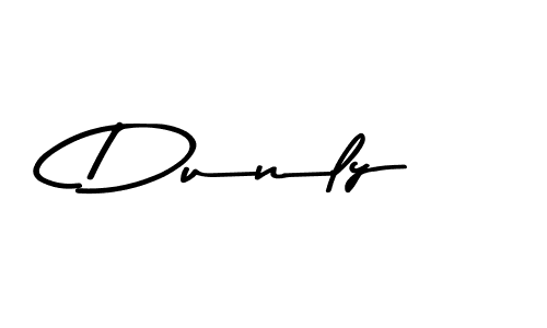 Dunly stylish signature style. Best Handwritten Sign (Asem Kandis PERSONAL USE) for my name. Handwritten Signature Collection Ideas for my name Dunly. Dunly signature style 9 images and pictures png