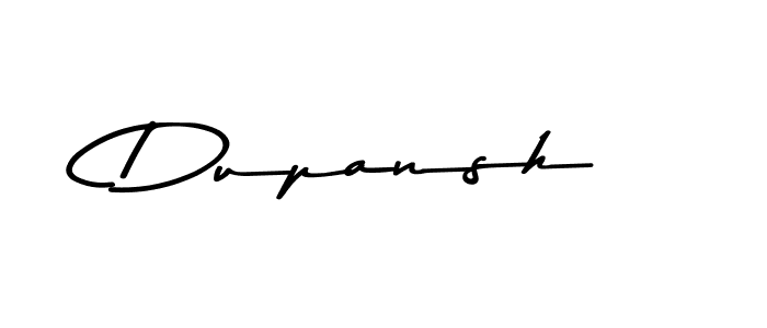 How to make Dupansh signature? Asem Kandis PERSONAL USE is a professional autograph style. Create handwritten signature for Dupansh name. Dupansh signature style 9 images and pictures png