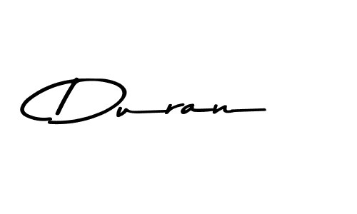 Design your own signature with our free online signature maker. With this signature software, you can create a handwritten (Asem Kandis PERSONAL USE) signature for name Duran. Duran signature style 9 images and pictures png