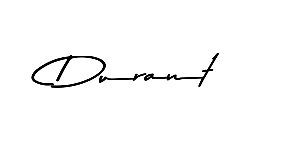 Design your own signature with our free online signature maker. With this signature software, you can create a handwritten (Asem Kandis PERSONAL USE) signature for name Durant. Durant signature style 9 images and pictures png