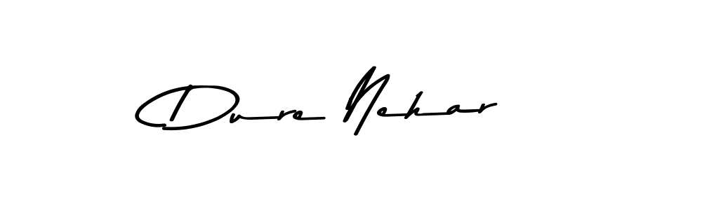 Similarly Asem Kandis PERSONAL USE is the best handwritten signature design. Signature creator online .You can use it as an online autograph creator for name Dure Nehar. Dure Nehar signature style 9 images and pictures png