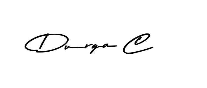 How to make Durga C name signature. Use Asem Kandis PERSONAL USE style for creating short signs online. This is the latest handwritten sign. Durga C signature style 9 images and pictures png