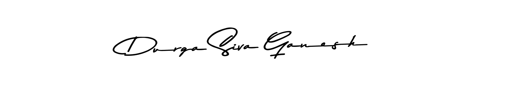 Create a beautiful signature design for name Durga Siva Ganesh. With this signature (Asem Kandis PERSONAL USE) fonts, you can make a handwritten signature for free. Durga Siva Ganesh signature style 9 images and pictures png