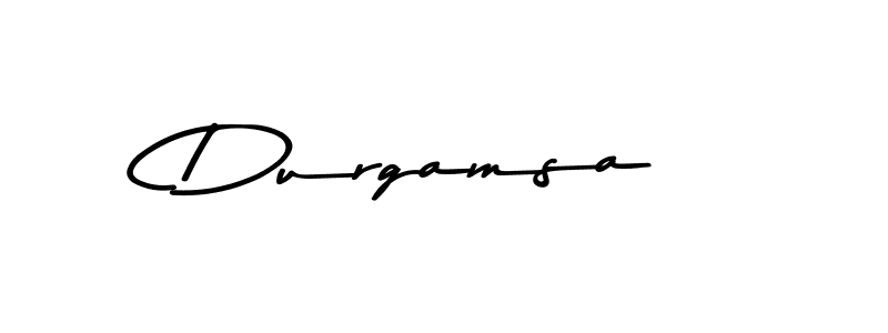 Create a beautiful signature design for name Durgamsa. With this signature (Asem Kandis PERSONAL USE) fonts, you can make a handwritten signature for free. Durgamsa signature style 9 images and pictures png