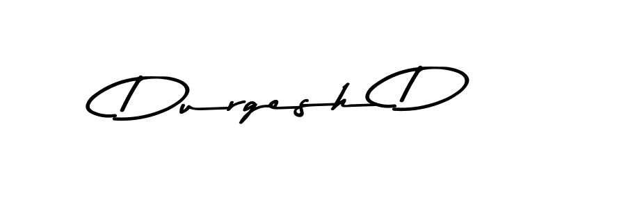 Design your own signature with our free online signature maker. With this signature software, you can create a handwritten (Asem Kandis PERSONAL USE) signature for name Durgesh D. Durgesh D signature style 9 images and pictures png