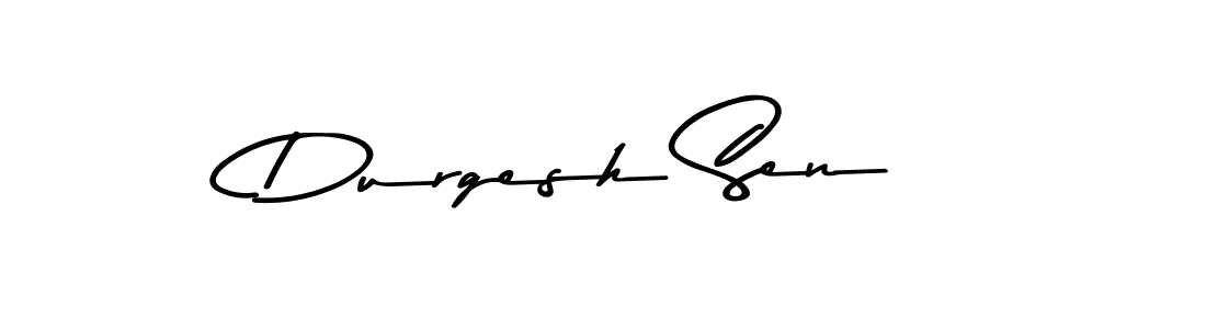 Create a beautiful signature design for name Durgesh Sen. With this signature (Asem Kandis PERSONAL USE) fonts, you can make a handwritten signature for free. Durgesh Sen signature style 9 images and pictures png