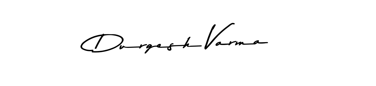 Design your own signature with our free online signature maker. With this signature software, you can create a handwritten (Asem Kandis PERSONAL USE) signature for name Durgesh Varma. Durgesh Varma signature style 9 images and pictures png