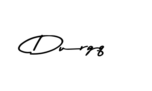Create a beautiful signature design for name Durgq. With this signature (Asem Kandis PERSONAL USE) fonts, you can make a handwritten signature for free. Durgq signature style 9 images and pictures png