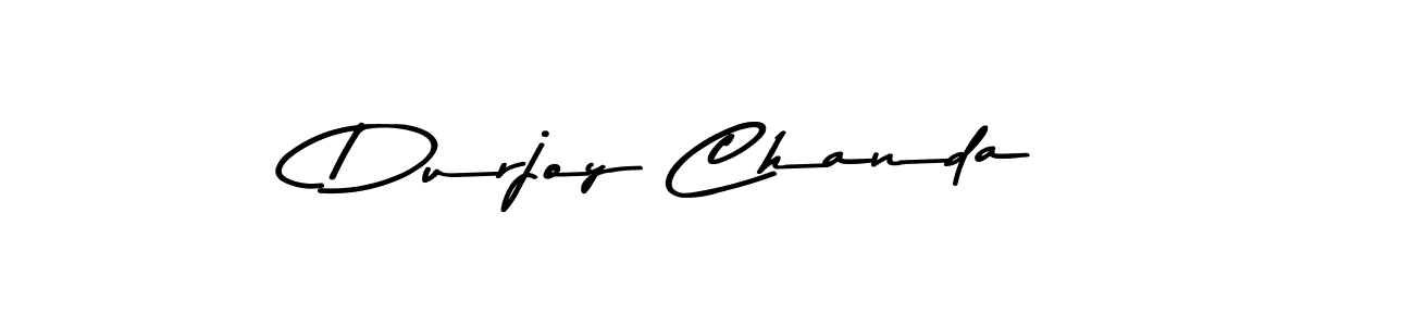 Create a beautiful signature design for name Durjoy Chanda. With this signature (Asem Kandis PERSONAL USE) fonts, you can make a handwritten signature for free. Durjoy Chanda signature style 9 images and pictures png