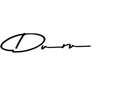 Use a signature maker to create a handwritten signature online. With this signature software, you can design (Asem Kandis PERSONAL USE) your own signature for name Duru. Duru signature style 9 images and pictures png
