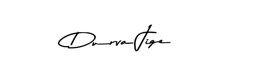 You should practise on your own different ways (Asem Kandis PERSONAL USE) to write your name (Durva Jige) in signature. don't let someone else do it for you. Durva Jige signature style 9 images and pictures png