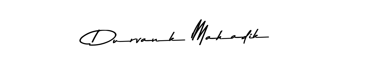 Also we have Durvank Mahadik name is the best signature style. Create professional handwritten signature collection using Asem Kandis PERSONAL USE autograph style. Durvank Mahadik signature style 9 images and pictures png