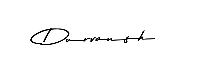 Design your own signature with our free online signature maker. With this signature software, you can create a handwritten (Asem Kandis PERSONAL USE) signature for name Durvansh. Durvansh signature style 9 images and pictures png