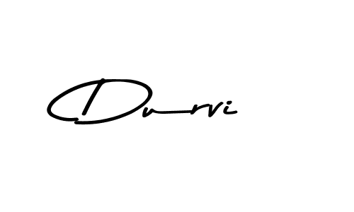 Design your own signature with our free online signature maker. With this signature software, you can create a handwritten (Asem Kandis PERSONAL USE) signature for name Durvi. Durvi signature style 9 images and pictures png