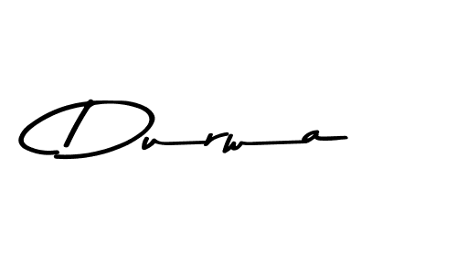 You should practise on your own different ways (Asem Kandis PERSONAL USE) to write your name (Durwa) in signature. don't let someone else do it for you. Durwa signature style 9 images and pictures png