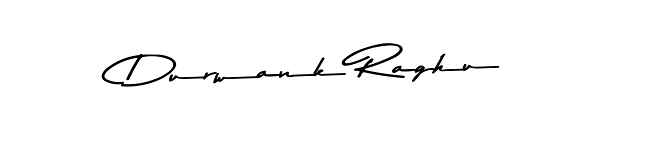 Create a beautiful signature design for name Durwank Raghu. With this signature (Asem Kandis PERSONAL USE) fonts, you can make a handwritten signature for free. Durwank Raghu signature style 9 images and pictures png