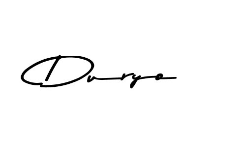 Design your own signature with our free online signature maker. With this signature software, you can create a handwritten (Asem Kandis PERSONAL USE) signature for name Duryo. Duryo signature style 9 images and pictures png