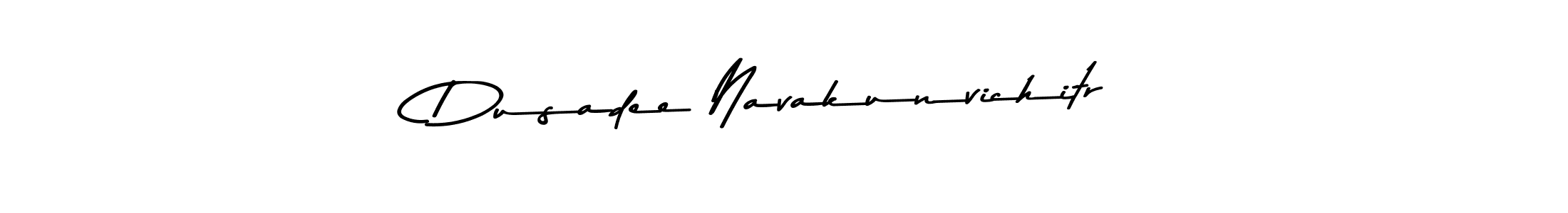 Design your own signature with our free online signature maker. With this signature software, you can create a handwritten (Asem Kandis PERSONAL USE) signature for name Dusadee Navakunvichitr. Dusadee Navakunvichitr signature style 9 images and pictures png