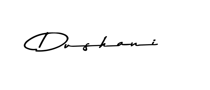 Create a beautiful signature design for name Dushani. With this signature (Asem Kandis PERSONAL USE) fonts, you can make a handwritten signature for free. Dushani signature style 9 images and pictures png
