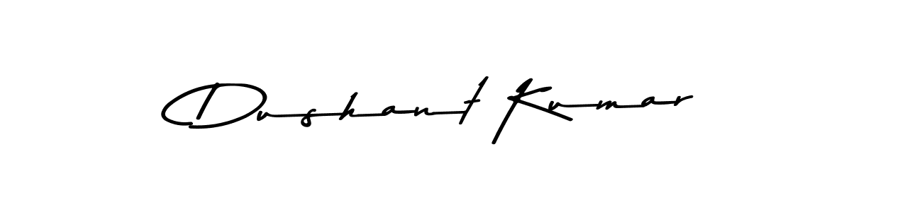 Design your own signature with our free online signature maker. With this signature software, you can create a handwritten (Asem Kandis PERSONAL USE) signature for name Dushant Kumar. Dushant Kumar signature style 9 images and pictures png