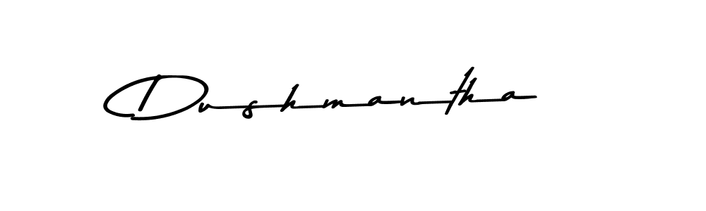 Dushmantha stylish signature style. Best Handwritten Sign (Asem Kandis PERSONAL USE) for my name. Handwritten Signature Collection Ideas for my name Dushmantha. Dushmantha signature style 9 images and pictures png