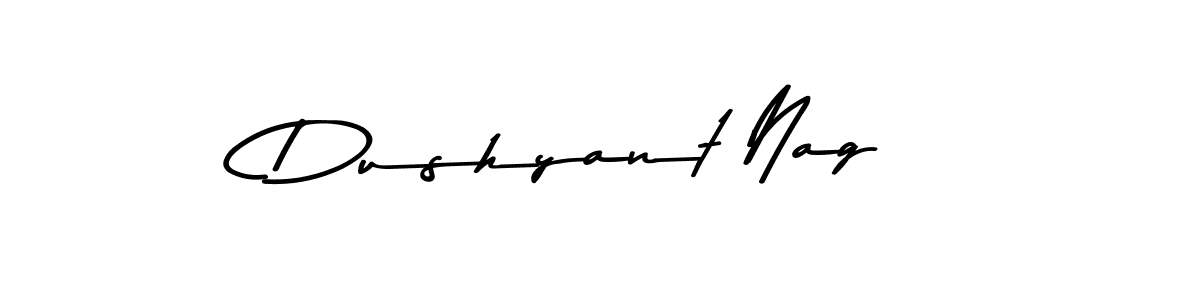 This is the best signature style for the Dushyant Nag name. Also you like these signature font (Asem Kandis PERSONAL USE). Mix name signature. Dushyant Nag signature style 9 images and pictures png