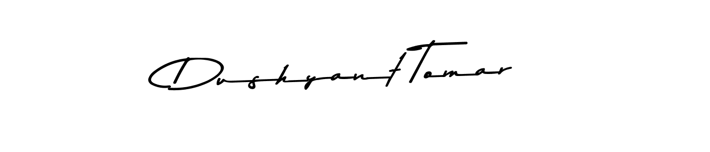 Make a beautiful signature design for name Dushyant Tomar. With this signature (Asem Kandis PERSONAL USE) style, you can create a handwritten signature for free. Dushyant Tomar signature style 9 images and pictures png