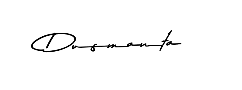 Use a signature maker to create a handwritten signature online. With this signature software, you can design (Asem Kandis PERSONAL USE) your own signature for name Dusmanta. Dusmanta signature style 9 images and pictures png