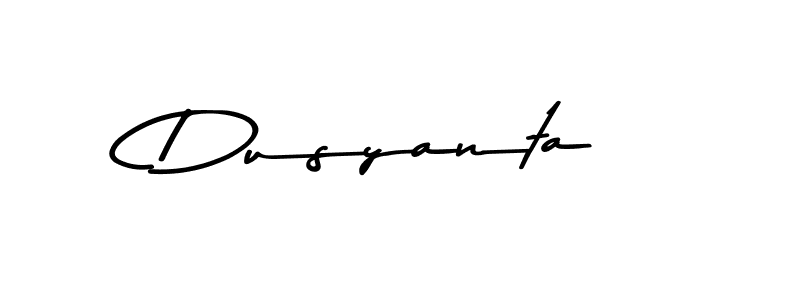 Design your own signature with our free online signature maker. With this signature software, you can create a handwritten (Asem Kandis PERSONAL USE) signature for name Dusyanta. Dusyanta signature style 9 images and pictures png