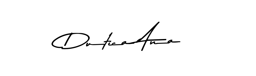 How to make Dutica Ana signature? Asem Kandis PERSONAL USE is a professional autograph style. Create handwritten signature for Dutica Ana name. Dutica Ana signature style 9 images and pictures png