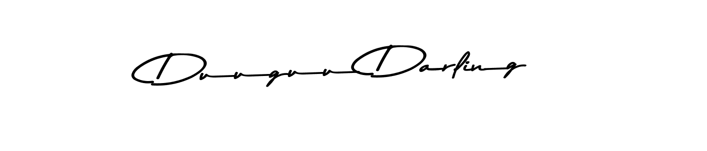 How to make Duuguu Darling signature? Asem Kandis PERSONAL USE is a professional autograph style. Create handwritten signature for Duuguu Darling name. Duuguu Darling signature style 9 images and pictures png